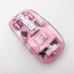 T5 Transparent Wireless USB + Bluetooth Rechargeable Mouse